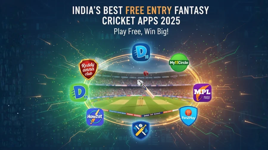 Best Free Entry Fantasy Cricket Apps