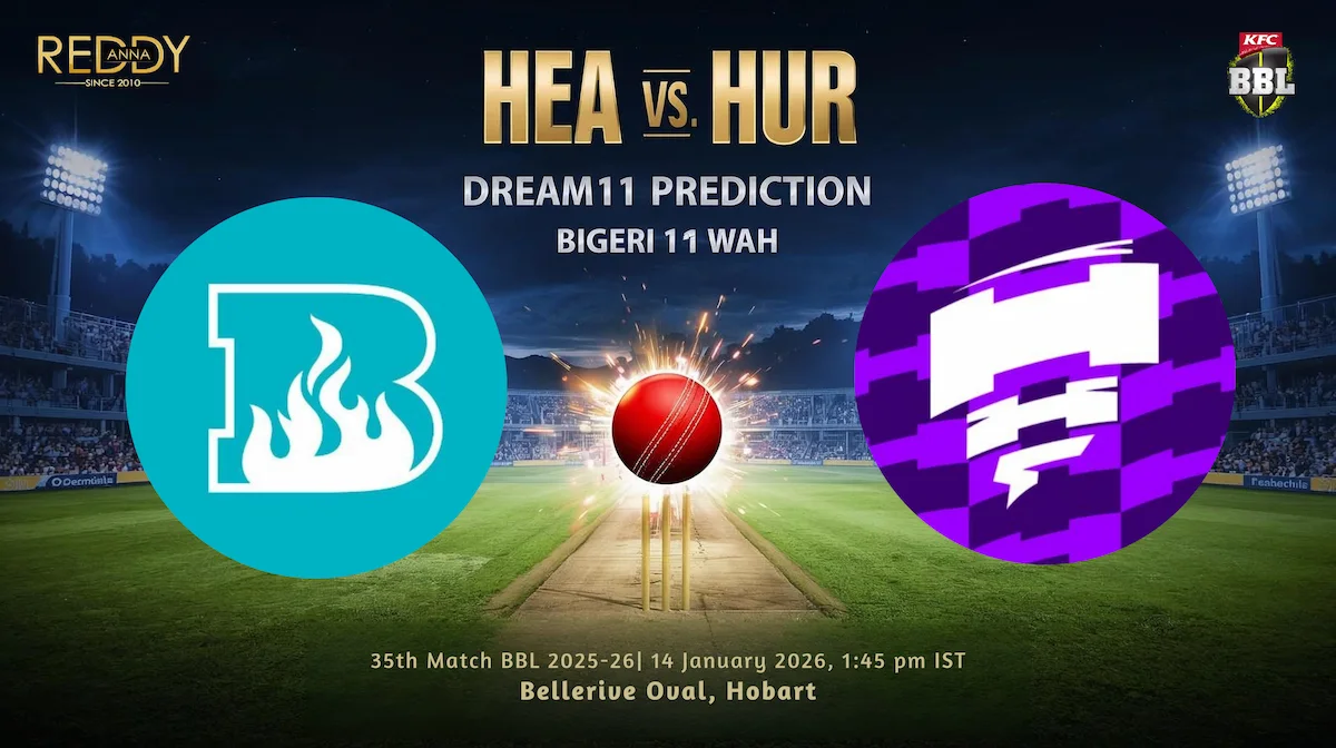 HEA vs HUR Dream11 Prediction