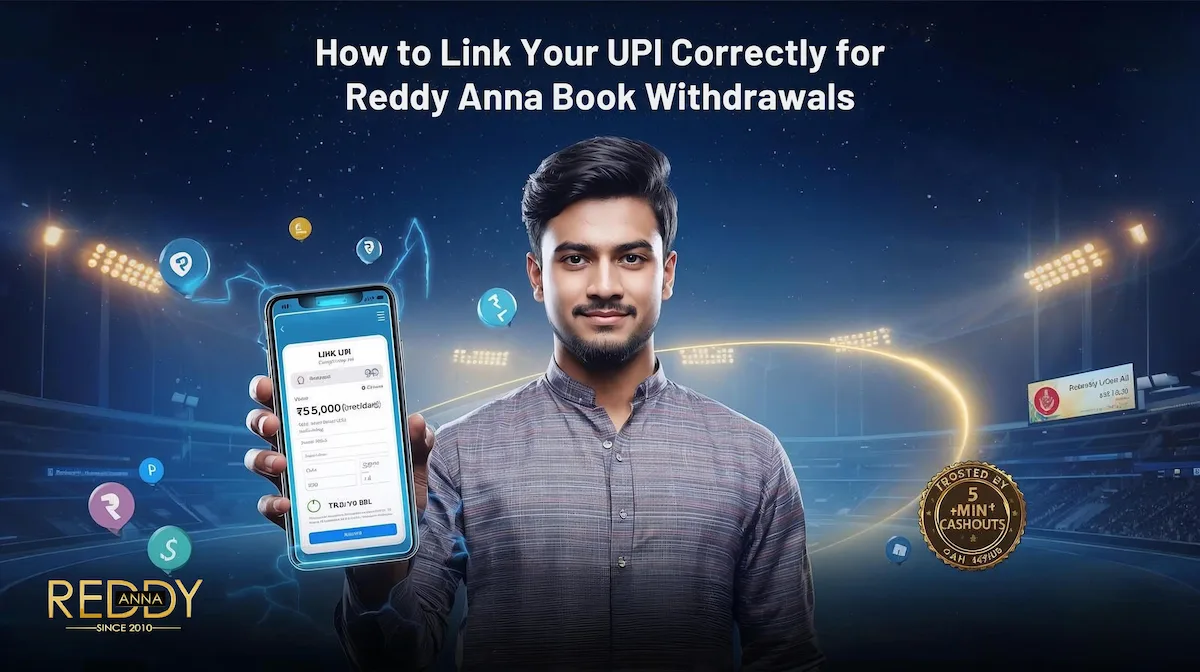 Link UPI Correctly for Reddy Anna Book Withdrawals