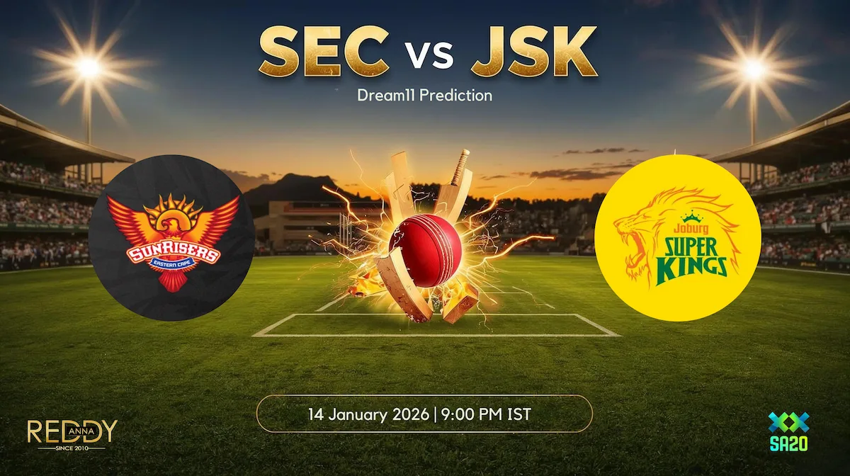 SEC vs JSK Dream11 Prediction