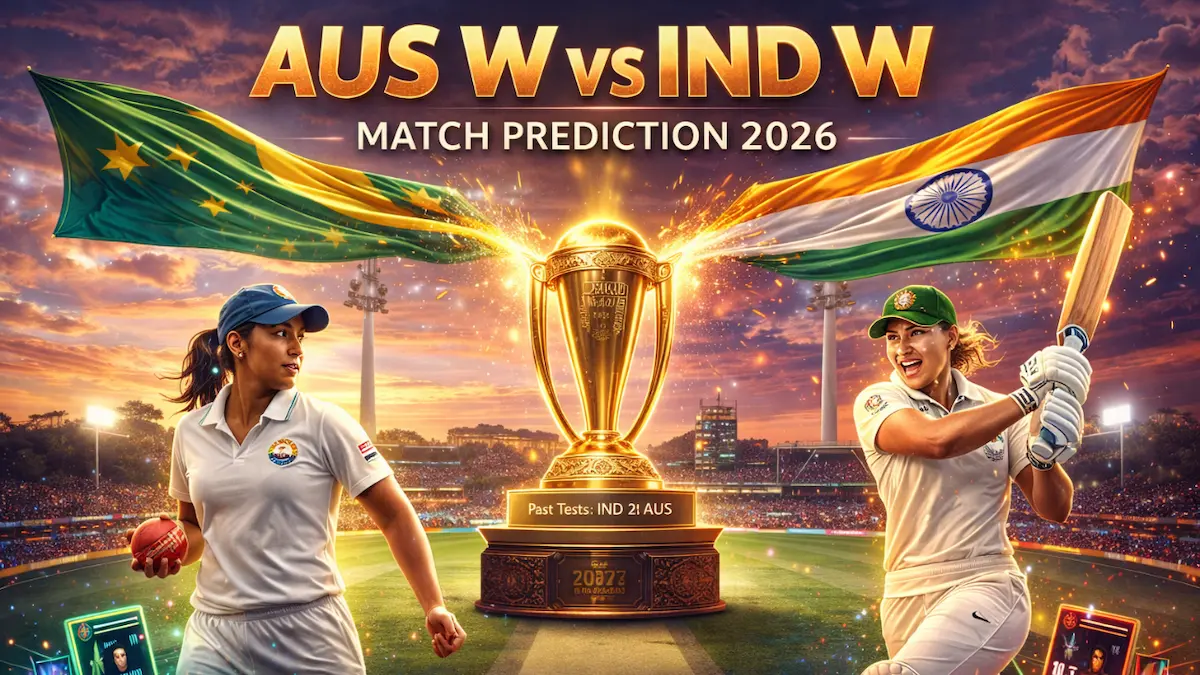 AUS W vs IND W Match Prediction Test