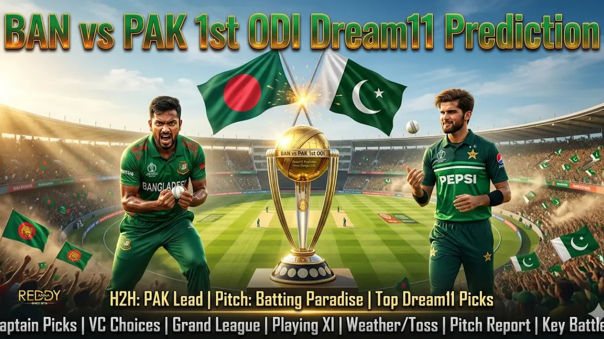 BAN vs PAK Dream11 Prediction 1st ODI