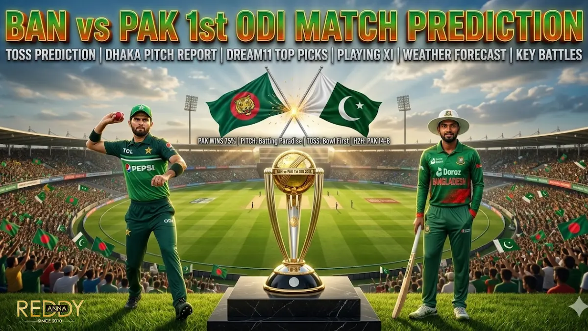 BAN vs PAK Match Prediction 1st ODI