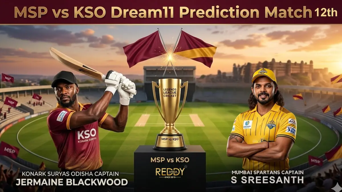 MSP vs KSO Dream11 Prediction 12th Match