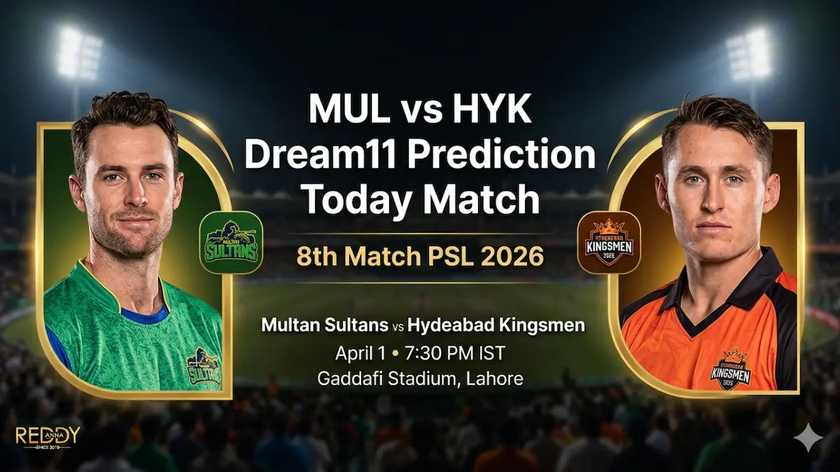 MUL vs HYK Dream11 Prediction Today Match 8th PSL 2026