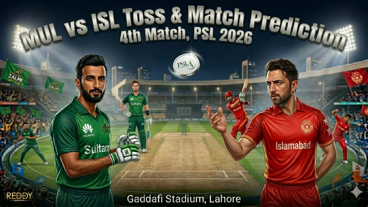 MUL vs ISL Toss & Match Prediction 4th Match PSL 2026