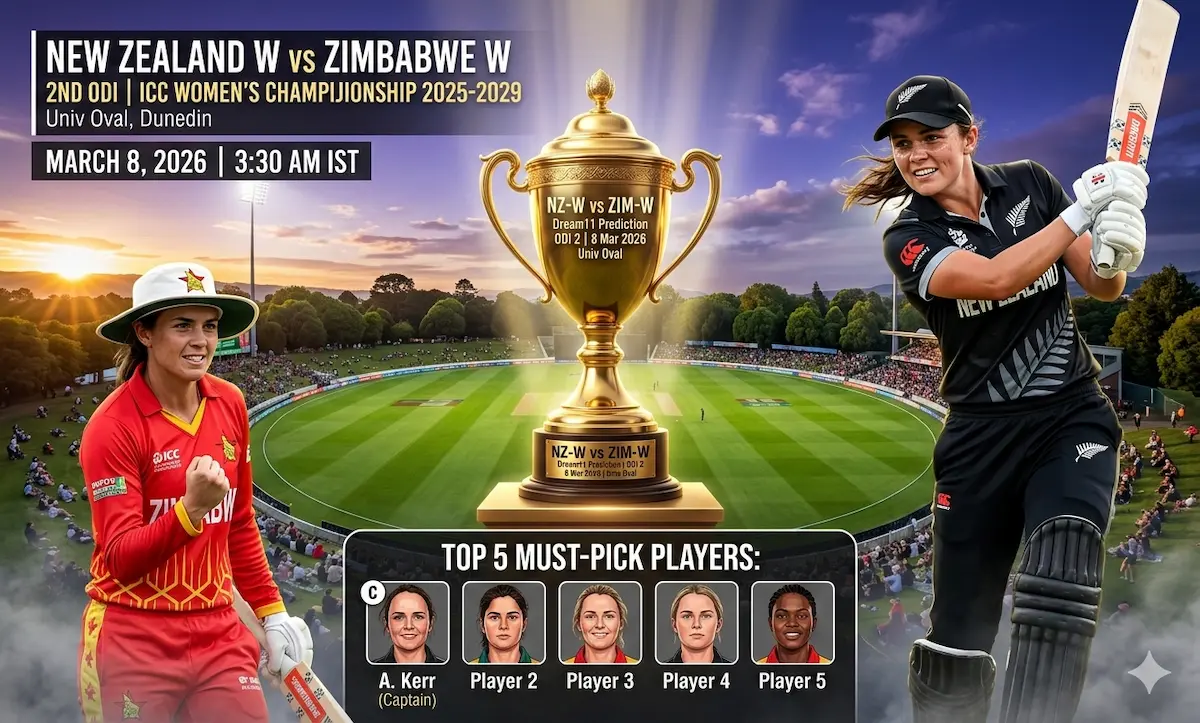 NZ W vs ZIM W Dream11 Prediction 2nd ODI