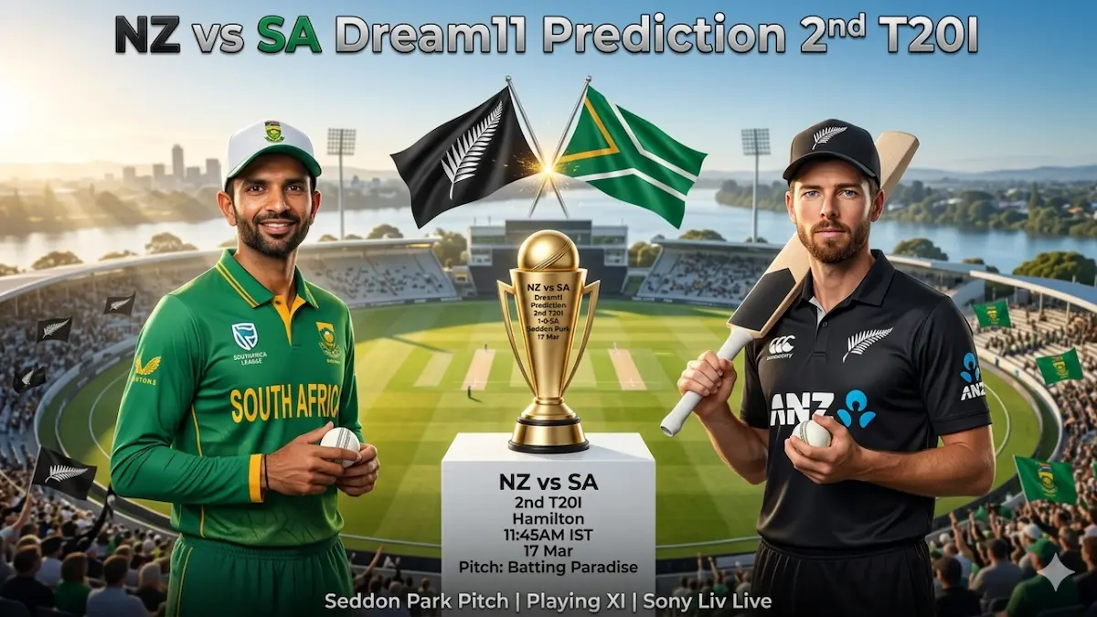 NZ vs SA Dream11 Prediction 2nd T20I