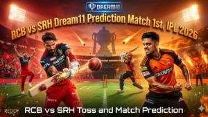 RCB vs SRH Dream11 Prediction Today Match 1st, IPL 2026