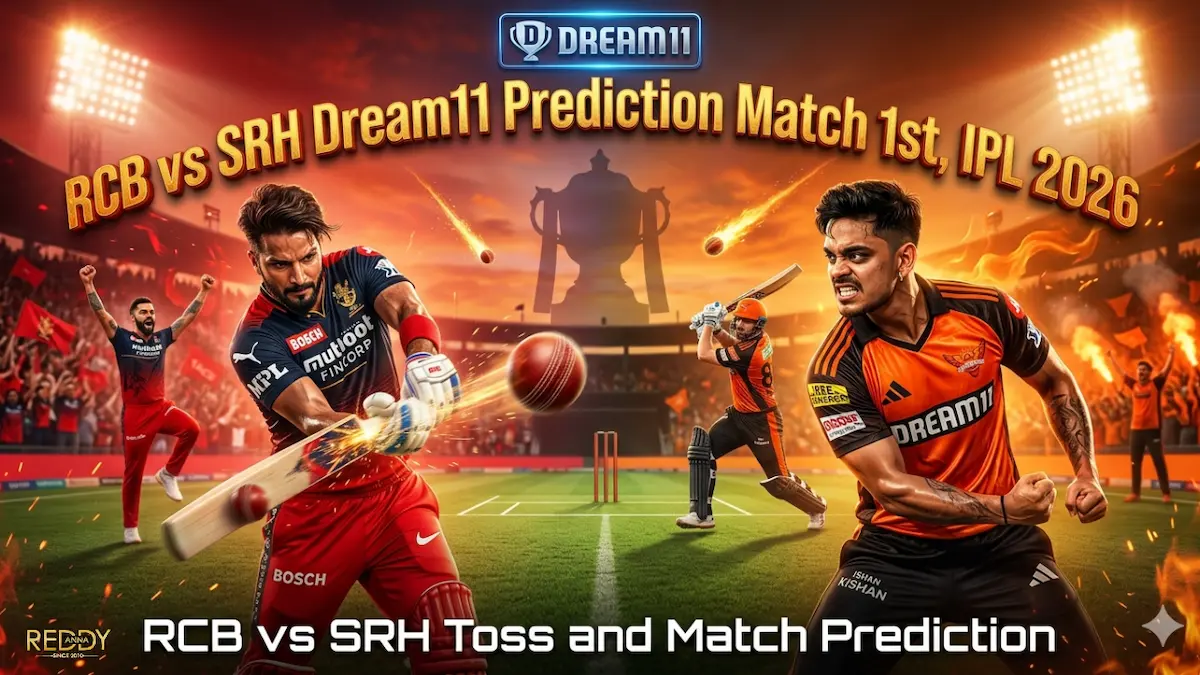 RCB vs SRH Dream11 Prediction Today Match 1st, IPL 2026