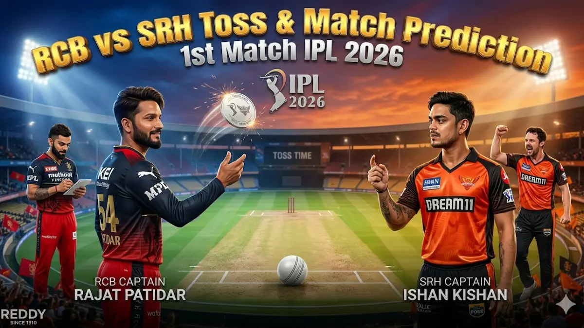 RCB vs SRH Toss & Match Prediction 1st Match IPL 2026