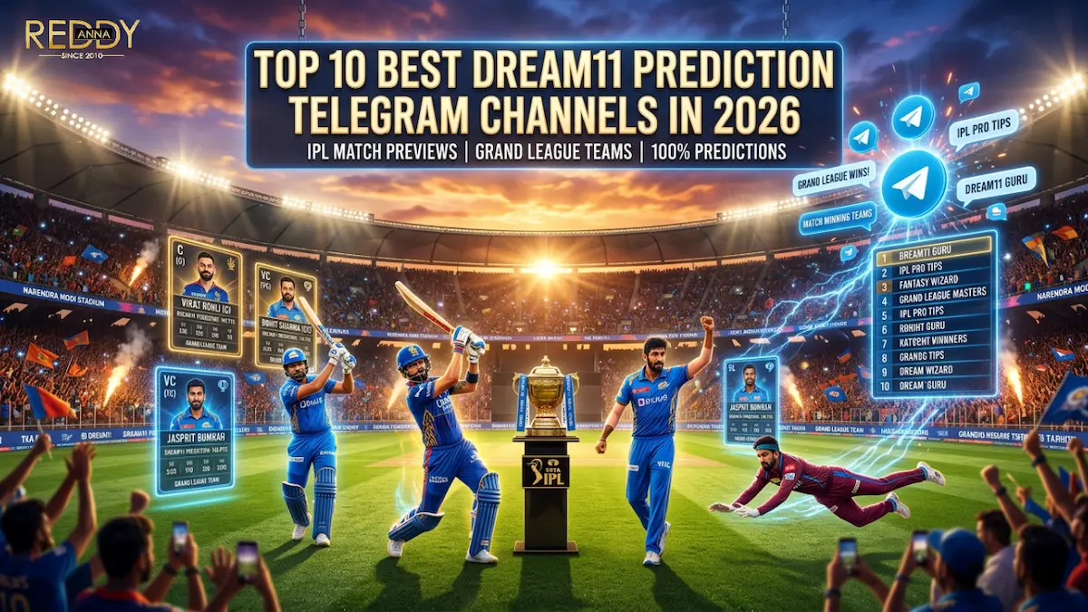Top 10 Best Dream11 Prediction Telegram Channels in 2026