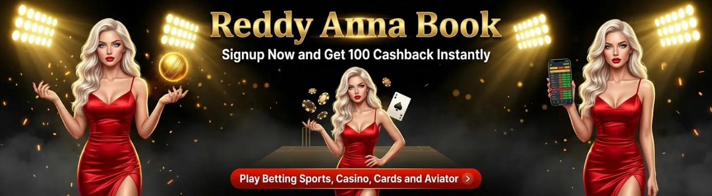 Reddy Anna Book Betting Banner