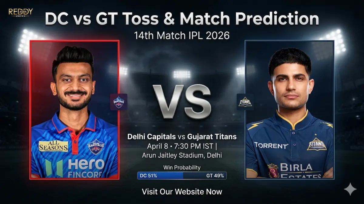 DC vs GT Toss & Match Prediction 14th Match IPL 2026