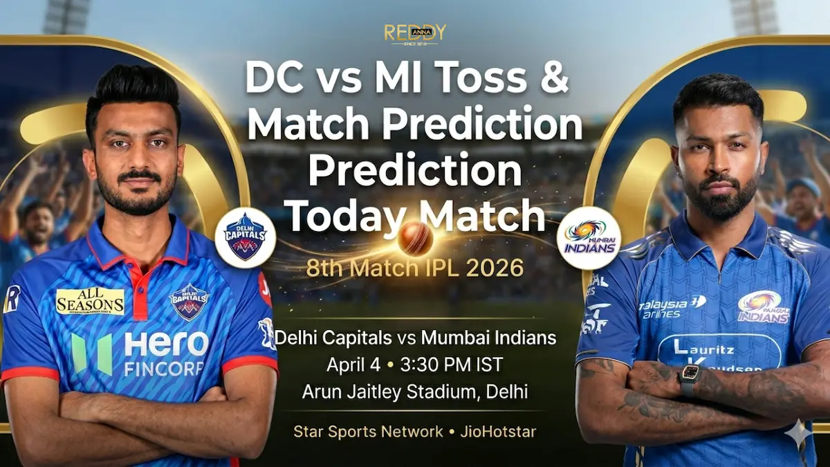 DC vs MI Toss & Match Prediction 8th Match IPL 2026