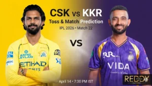 CSK vs KKR Toss & Match Prediction 22nd Match IPL 2026