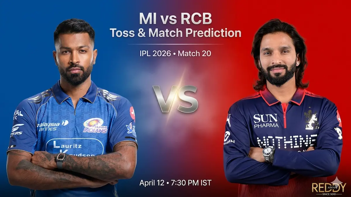 MI vs RCB Toss & Match Prediction 20th Match IPL 2026